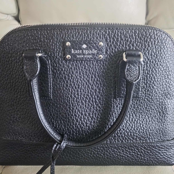 Kate Spade Textured Black Satchel - Picture 2 of 4